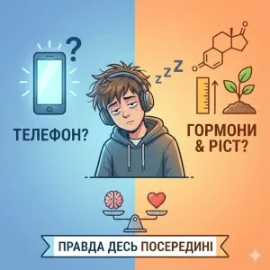 Підліток і вічна втома: гормони, телефон чи привід звернутися до лікаря?