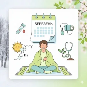 Березень — місяць турботи про себе. Зустрічаємо весну здоровими!