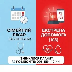 Плановий візит чи «швидка»? Як правильно організовано прийом у сімейного лікаря